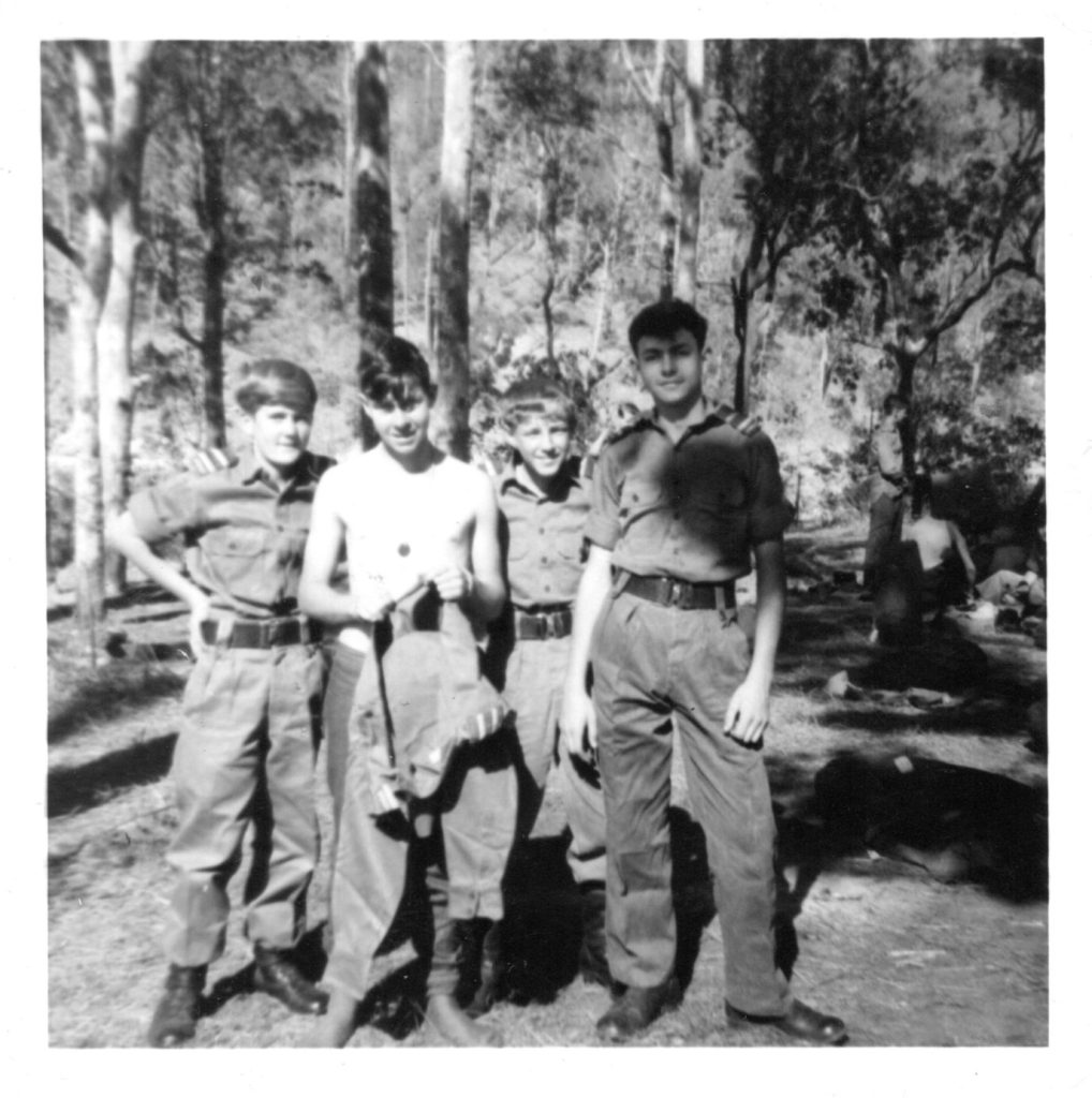 1965 John, Trevor, Ian, Cliff – Canungra Jungle Training