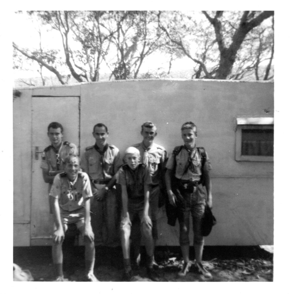 1966 Point Lookout, Easter – Bob, Peter, Gary, Keith, Roger