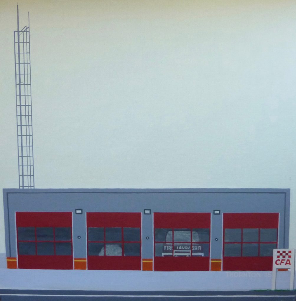 Painting 2015 Fire Station Castlemaine