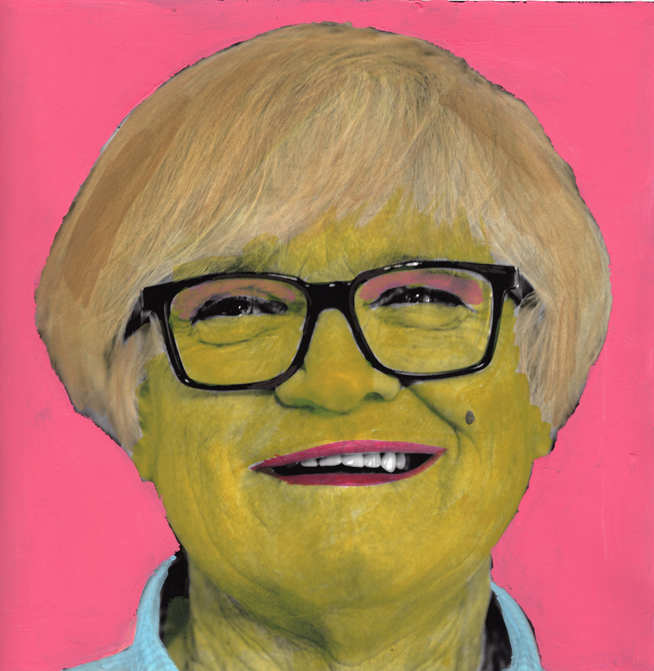 2020 Tracey Naughton hand coloured photo Leslie Warhol Munroe 7